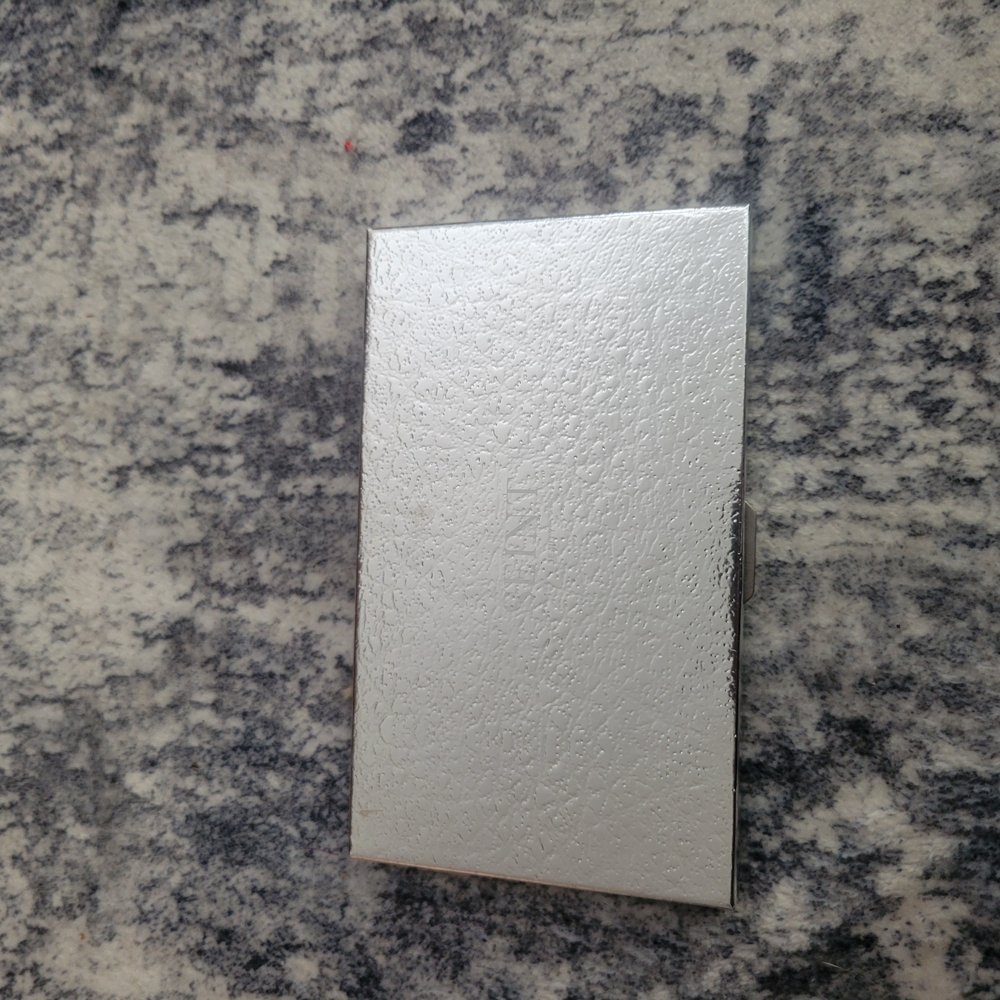 Elegant Silver Textured Box